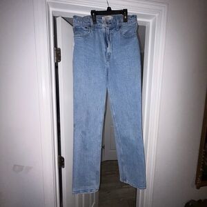 Abercrombie & Fitch Light Blue Straight Leg Jeans